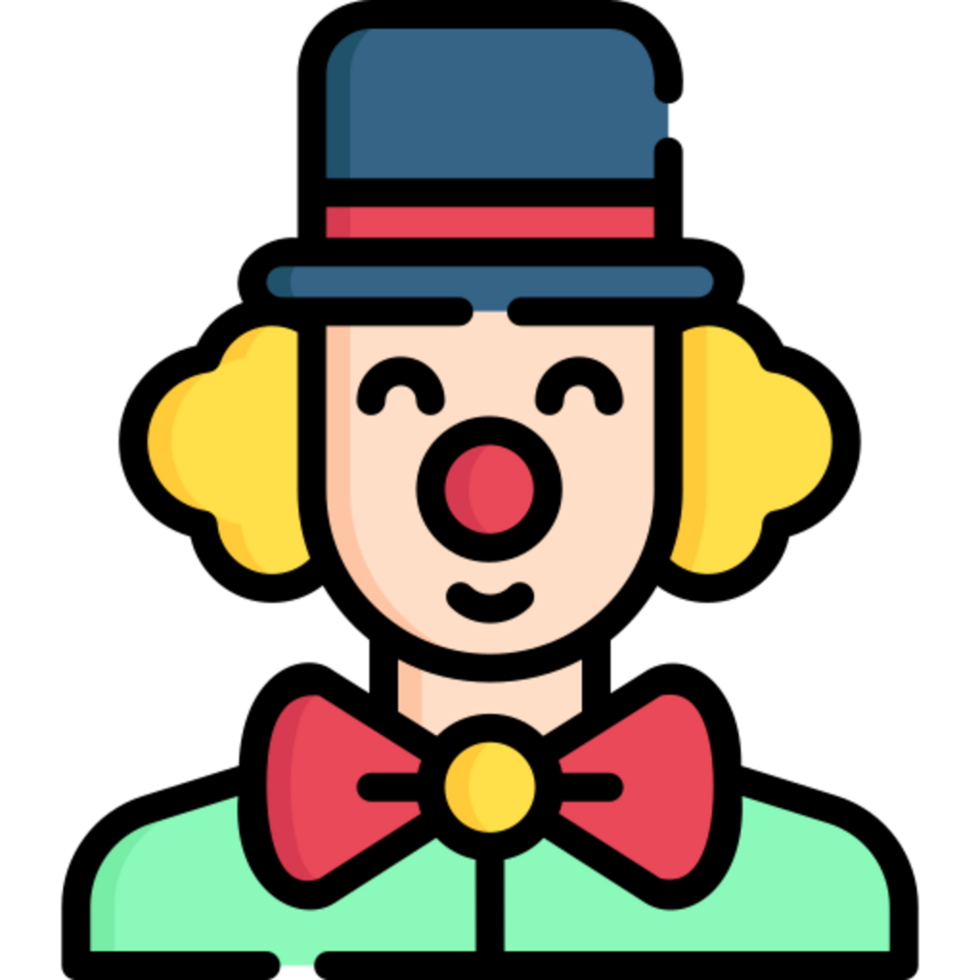 clown icon design png