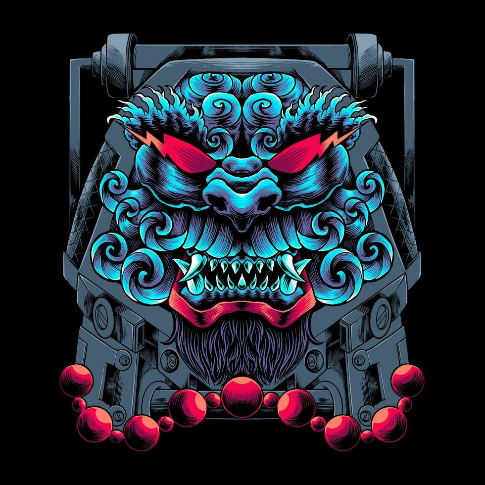 dark face hand drawing illustration vector