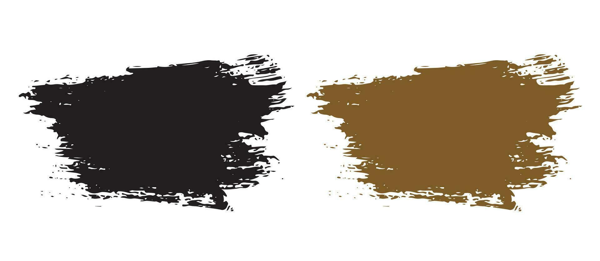 Set of ink vector stain texture