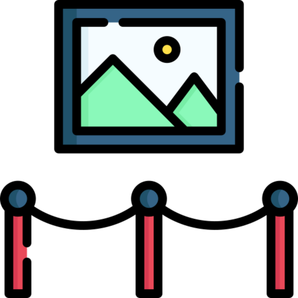 art gallery icon design png
