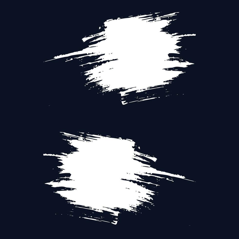 Collection of grungy vector brush