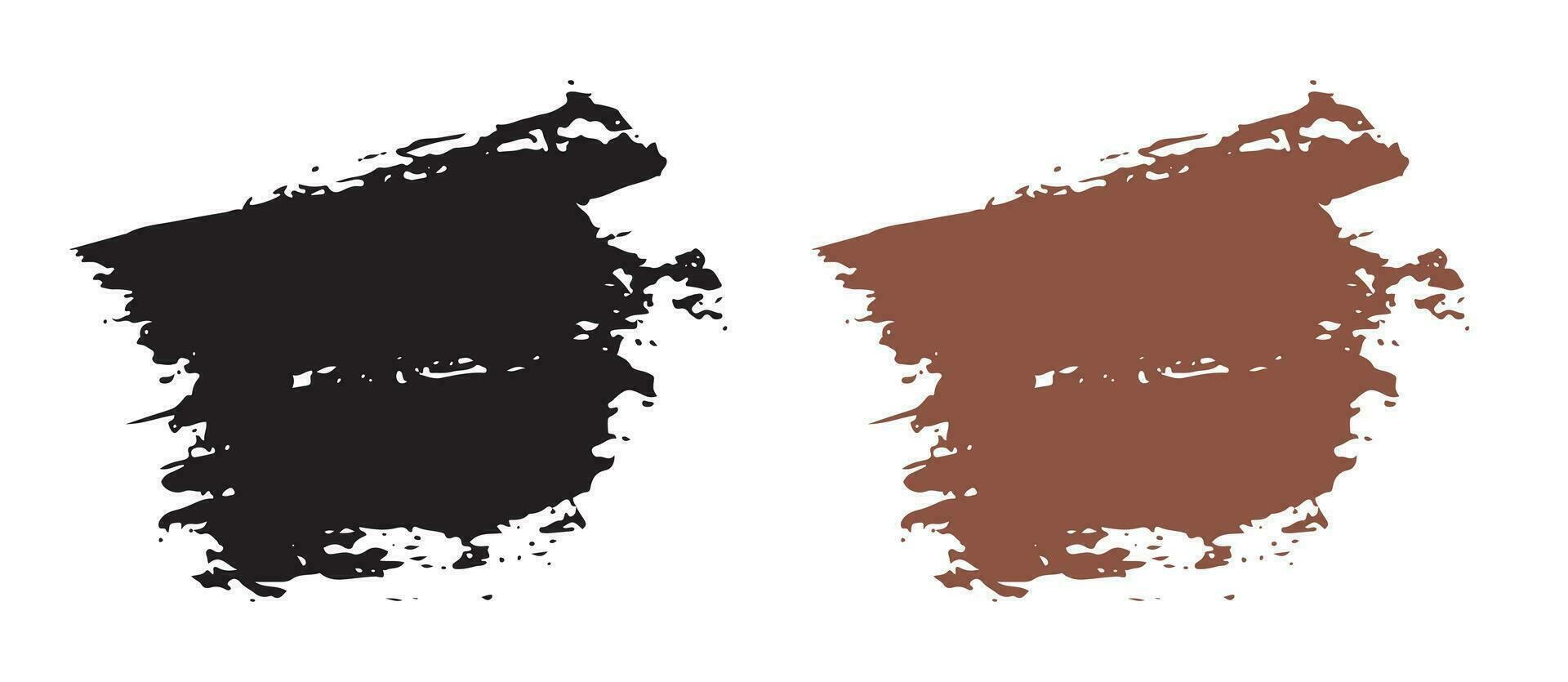 Brush stroke vector banner