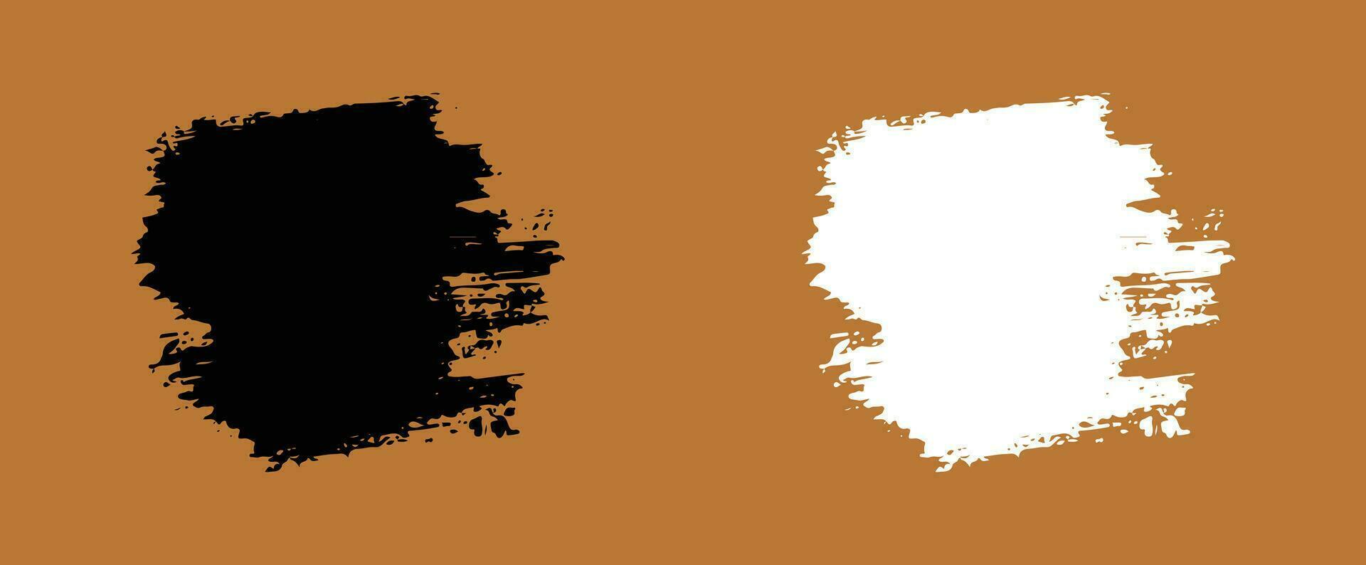 Paint splatter grungy brush stroke vector set