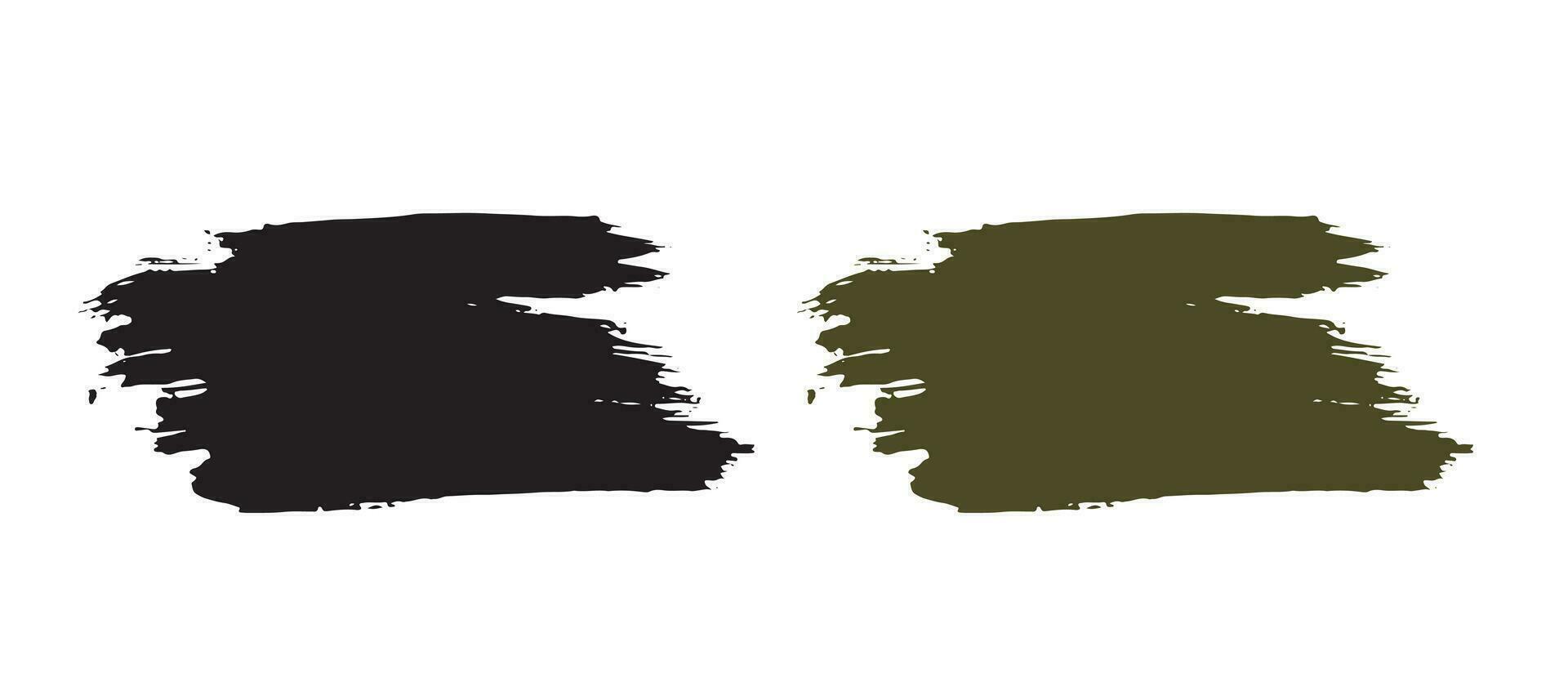 Grunge paintbrush set vector