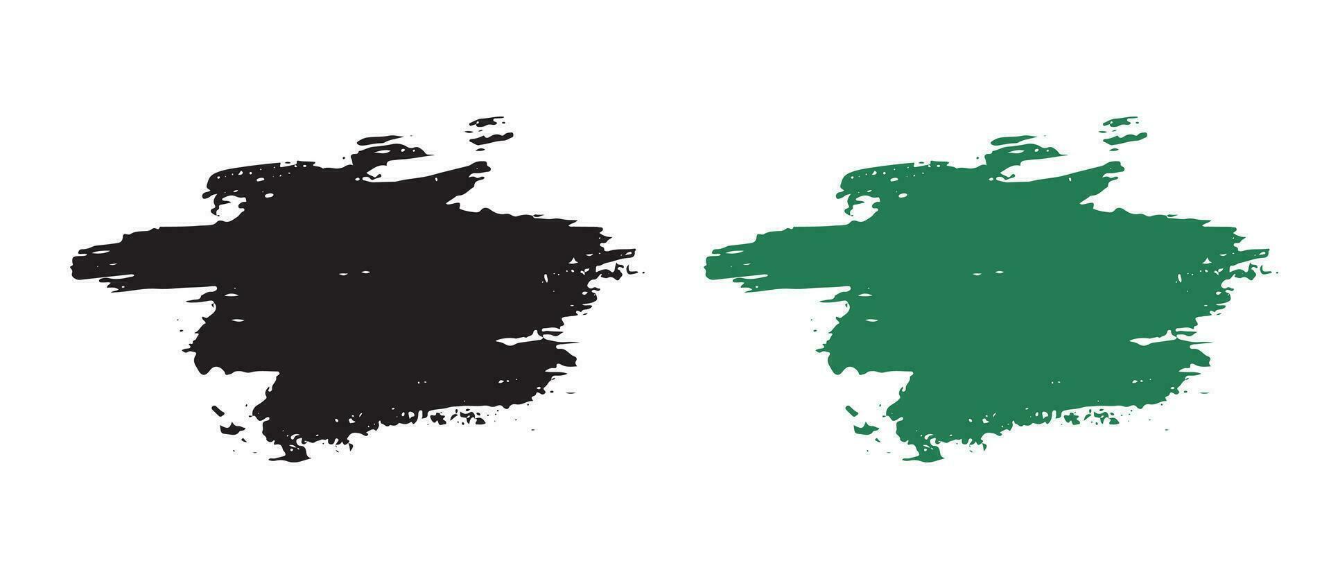 Scratches grunge paint brush stroke vector