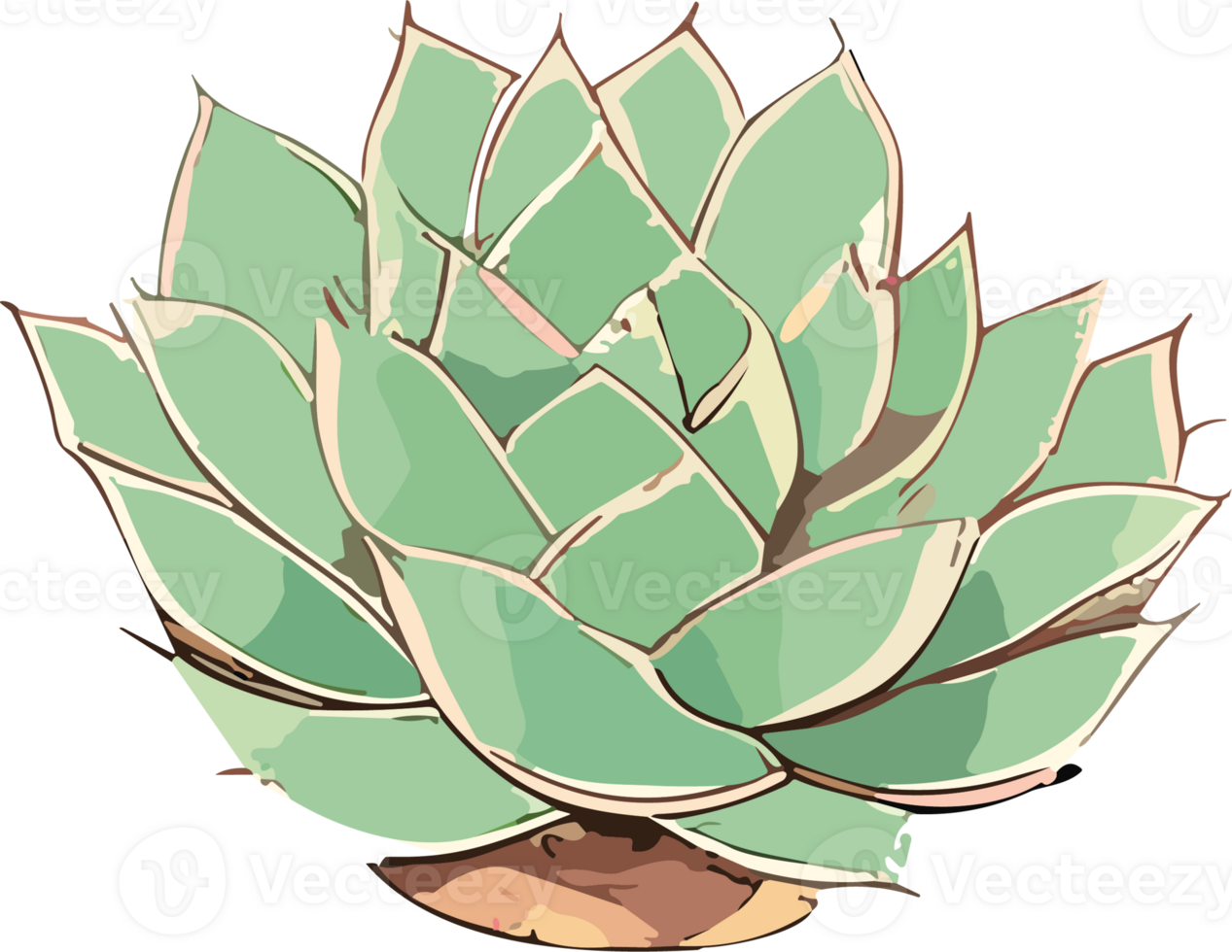 Ornamental Plant in Pot ai generative png