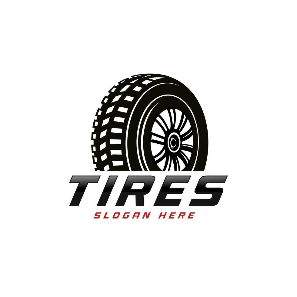 Tires Logo Design , Automotive, Car Showroom. vector illustration