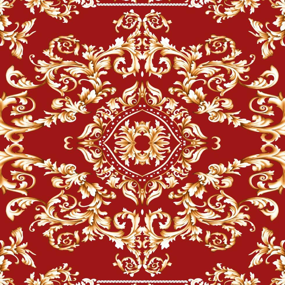 floral abstract pattern suitable for textile and printing needs vector