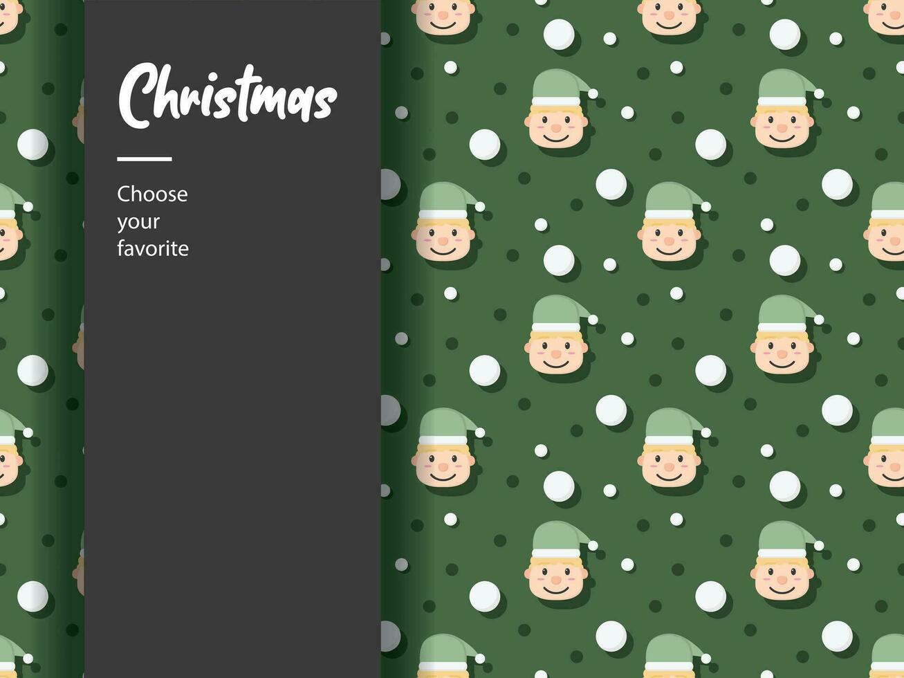 merry christmas 2024 new year cartoon icon element background pattern