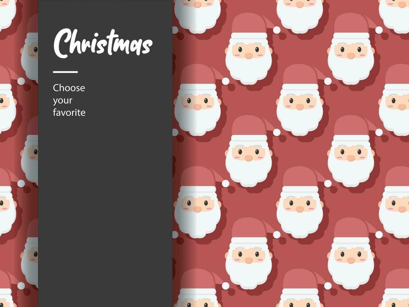 merry christmas 2024 new year cartoon icon element background pattern december winter ornament art vector