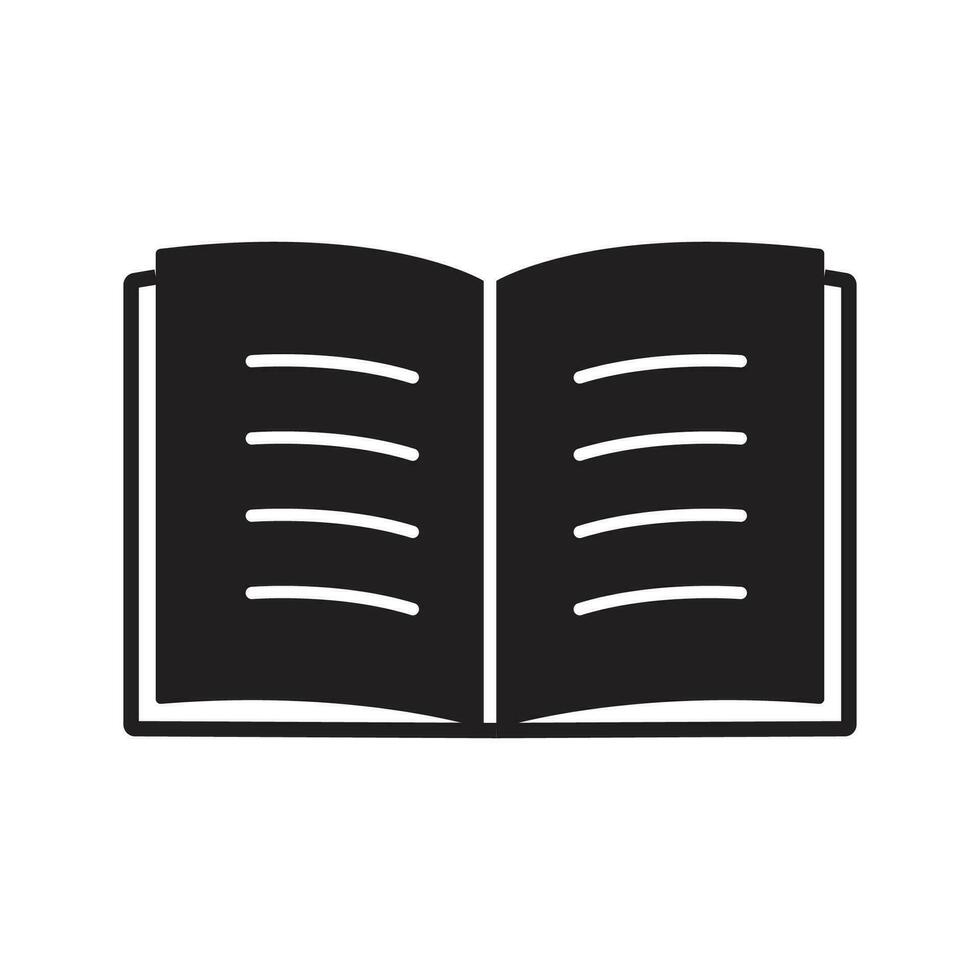 Book icon vector illustration isolated.