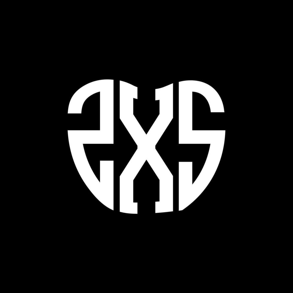 ZXS letter logo creative design. ZXS unique design. 32506593