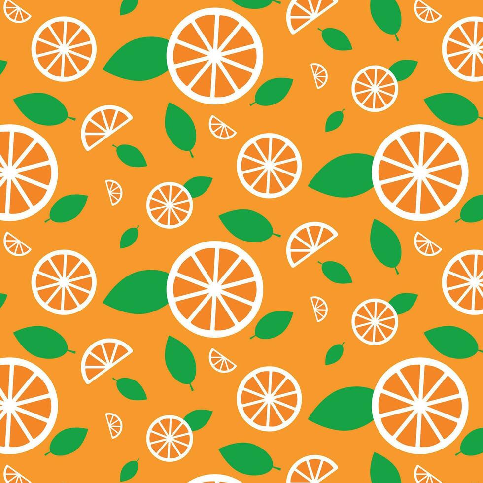 comida Fruta naranja agrios hojas antecedentes modelo sin costura fondo de pantalla pared papel tela ropa paño Arte impresión abstracción vector ilustración textura decoración abstracción vegano paquete parte superior tendencia Arte