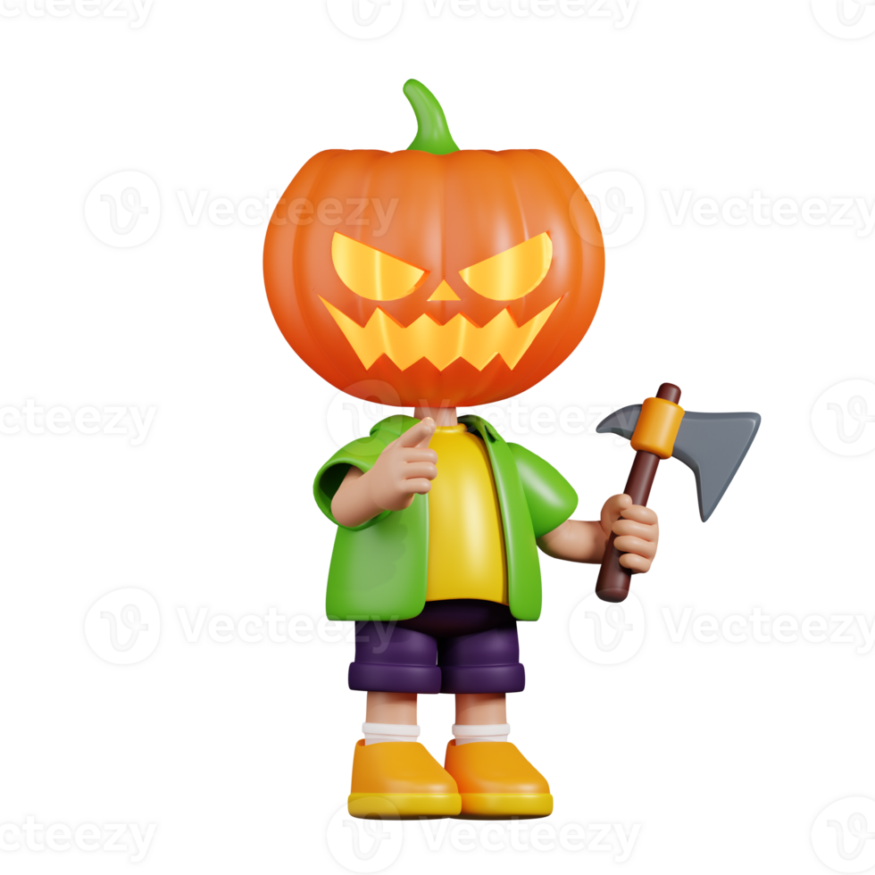 3d Character Pose. 3d render isolated on transparent backdrop. png