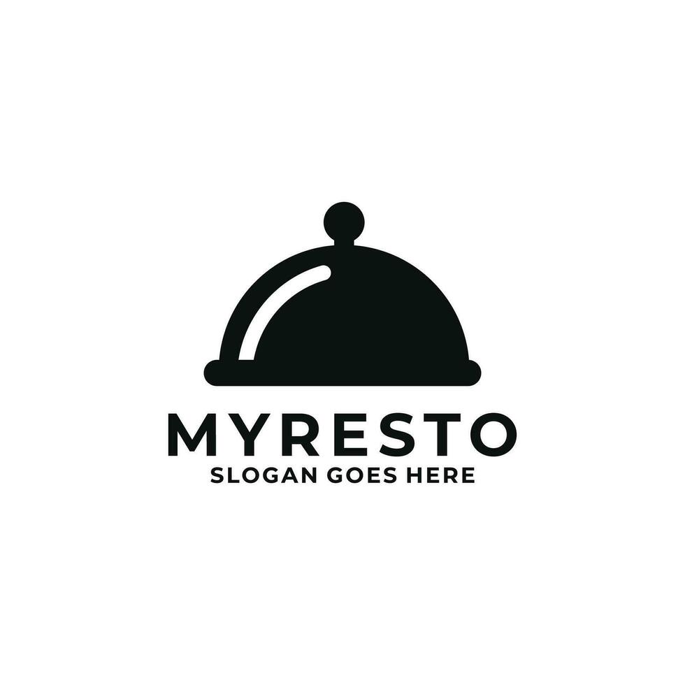 Ilustración de vector de diseño de logotipo de restaurante