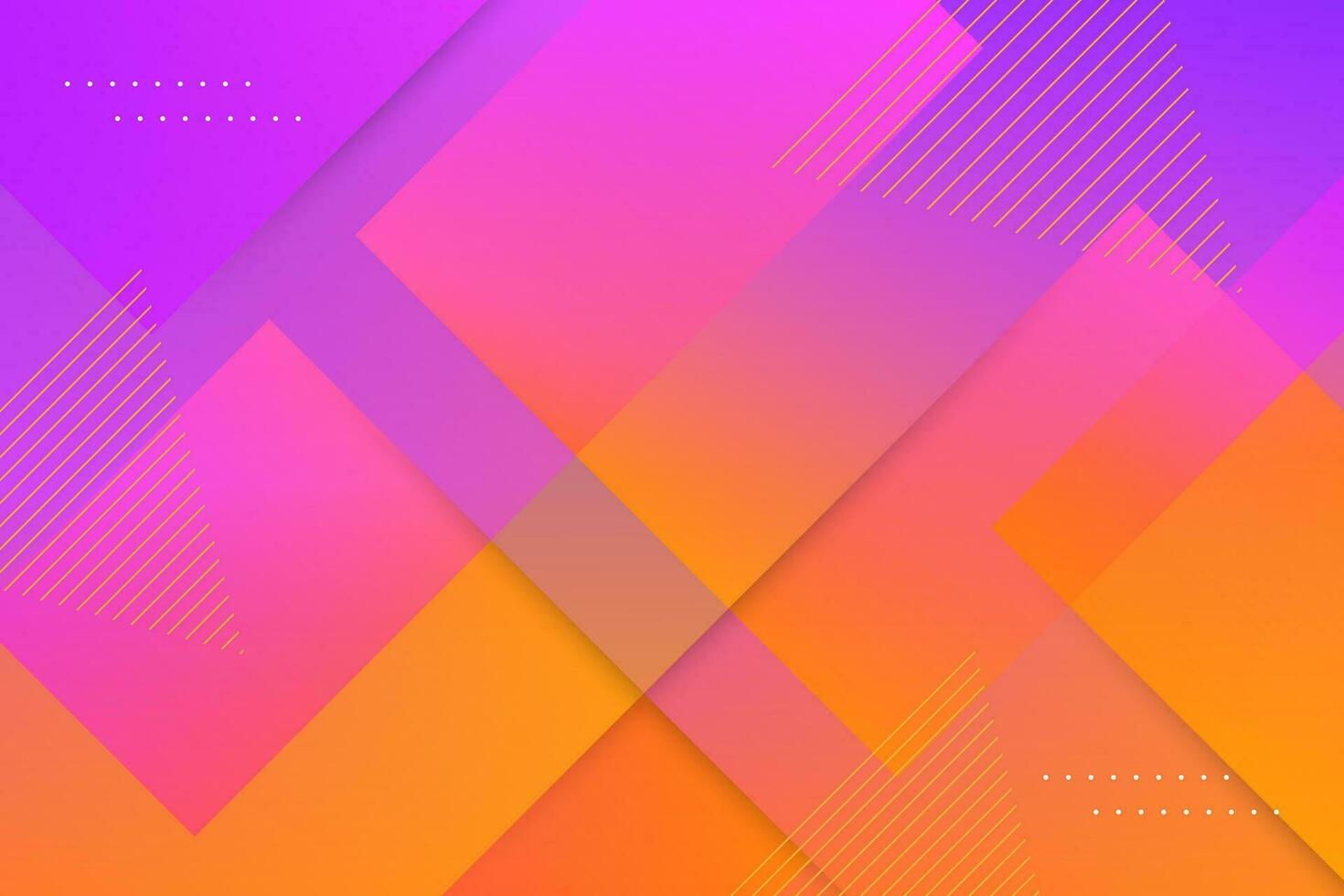 Colorful geometric background. Dynamic shapes composition vector