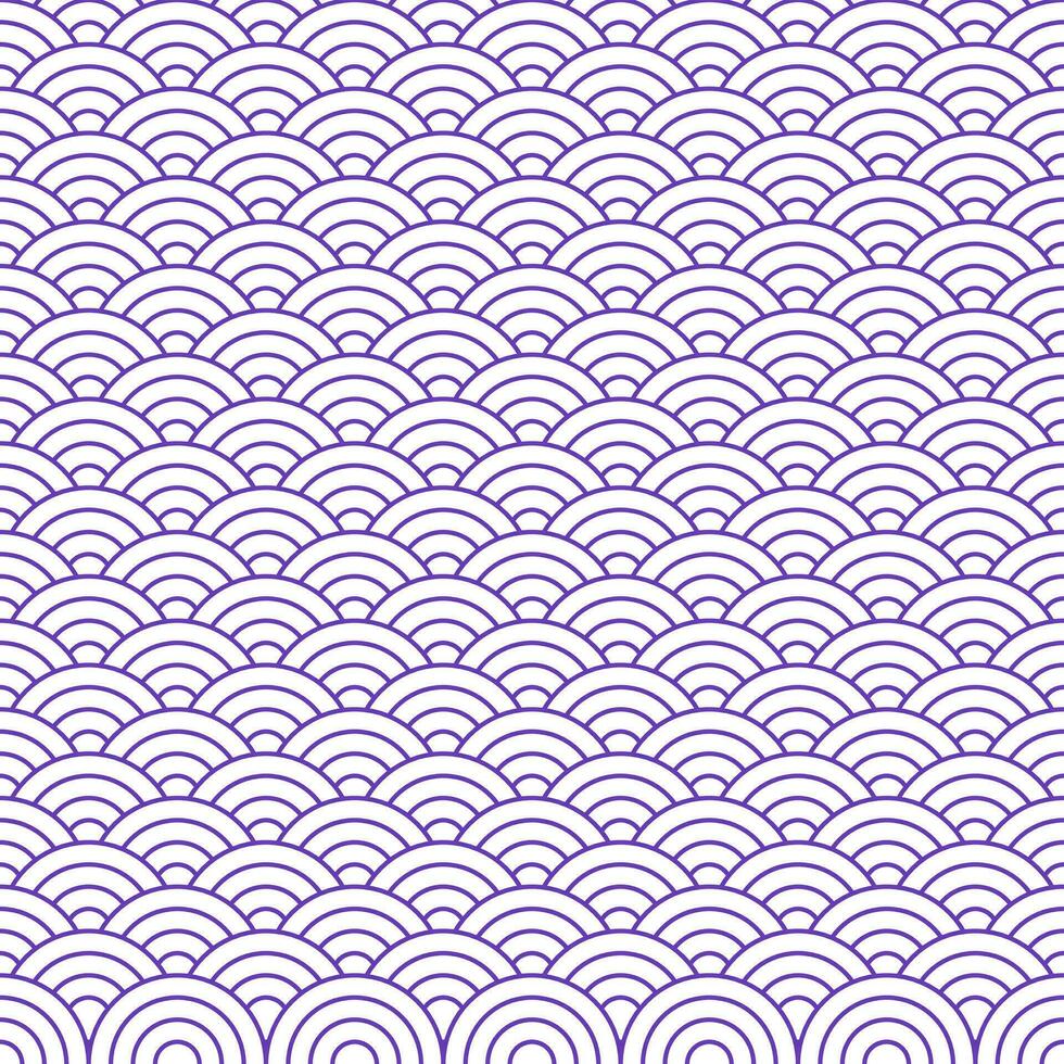 Purple Japanese wave pattern background. Japanese seamless pattern vector. Waves background illustration. for clothing, wrapping paper, backdrop, background, gift card. vector