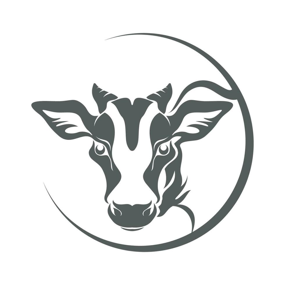 Cow Logo Template vector icon