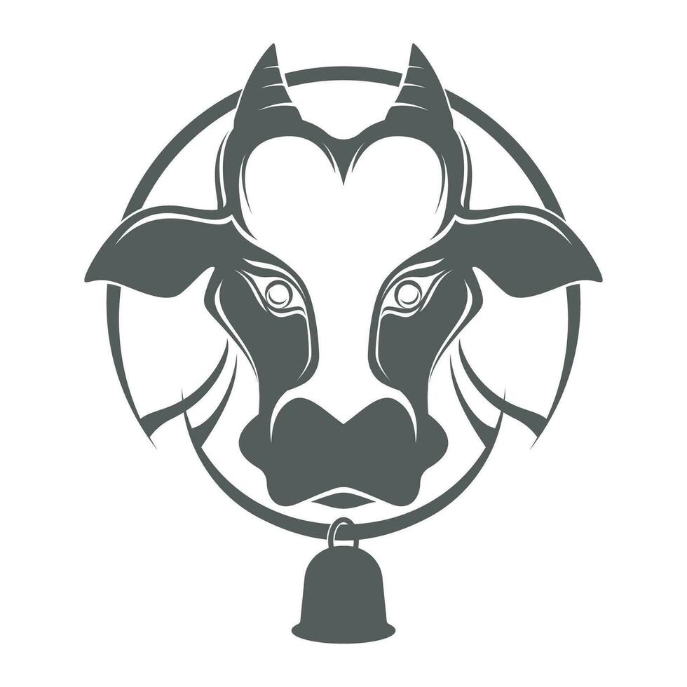 Cow Logo Template vector icon