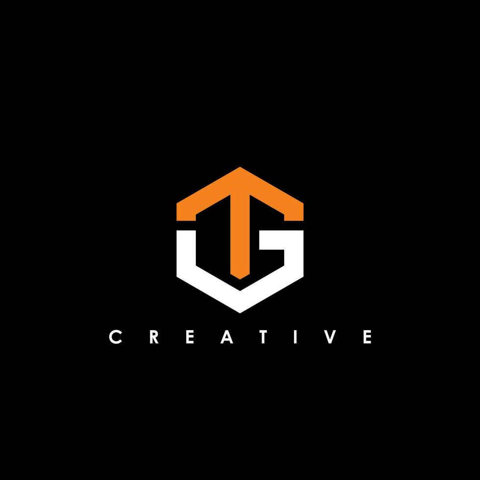 TG, GT  Letter Initial Logo Design Template Vector Illustration