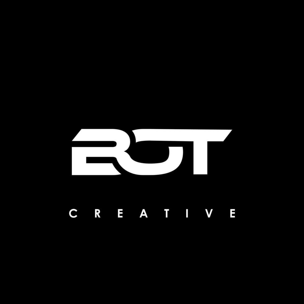 BOT Letter Initial Logo Design Template Vector Illustration