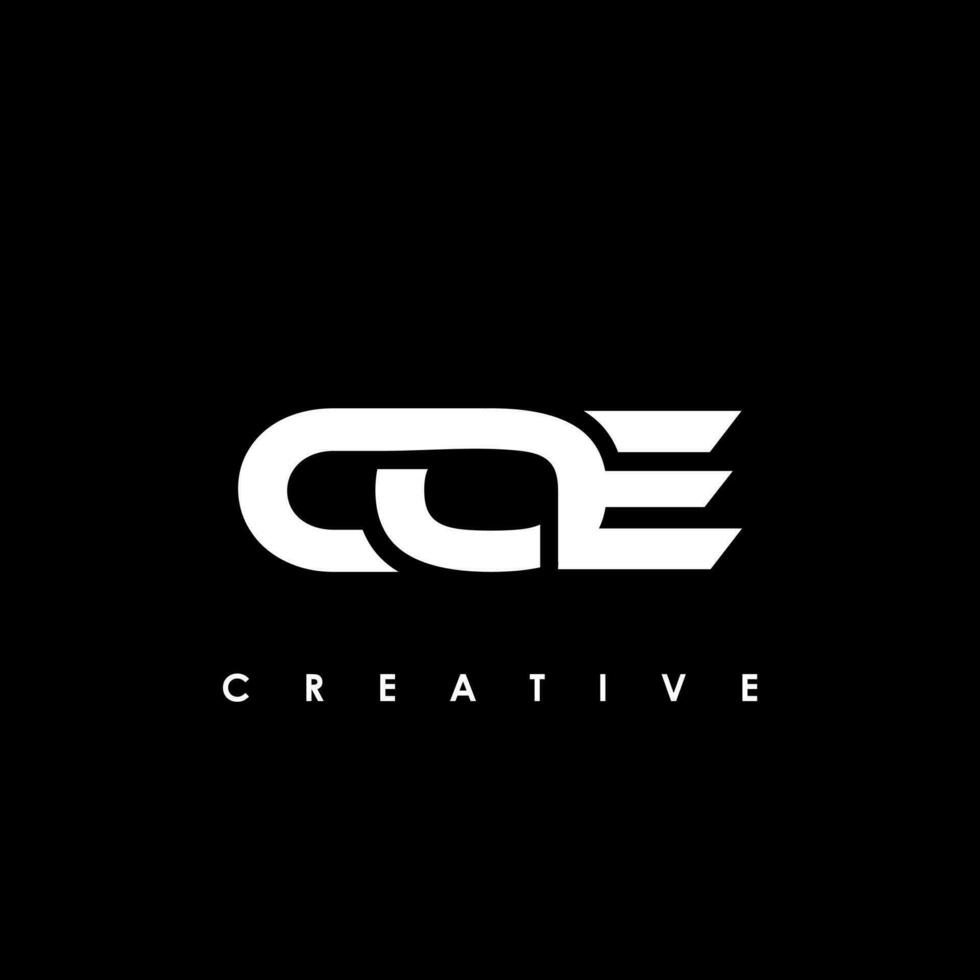COE  Letter Initial Logo Design Template Vector Illustration