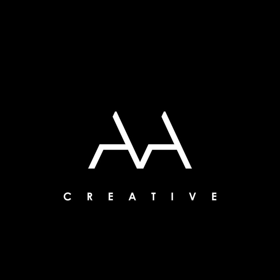 AA  Letter Initial Logo Design Template Vector Illustration