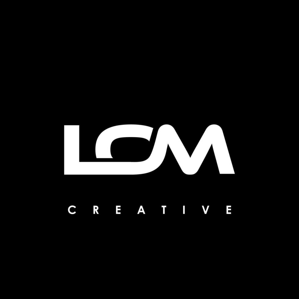 lom letra inicial logo diseño modelo vector ilustración