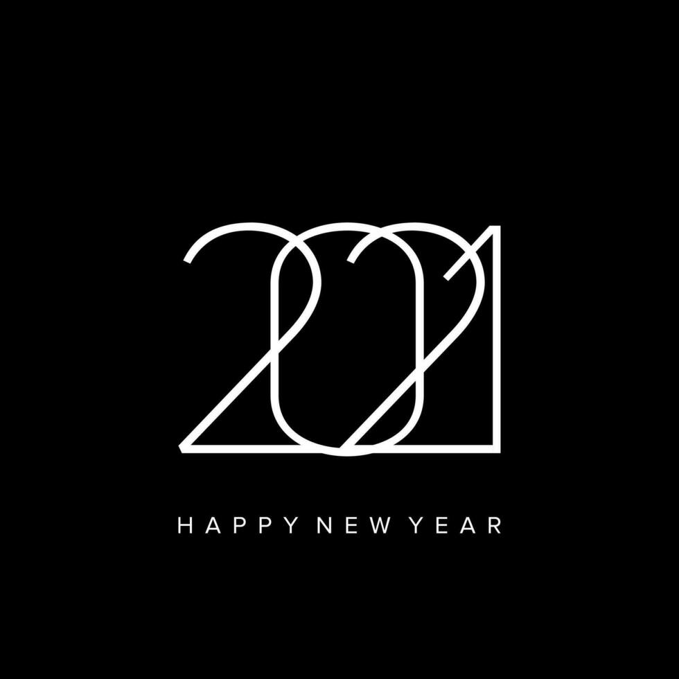 2021  Letter Initial Logo Design Template Vector Illustration
