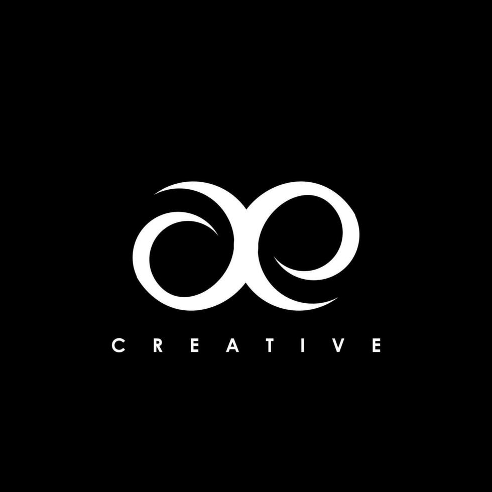 AE  Letter Initial Logo Design Template Vector Illustration