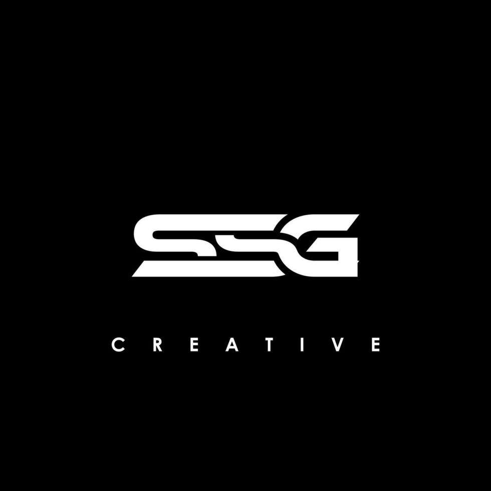 SSG Letter Initial Logo Design Template Vector Illustration