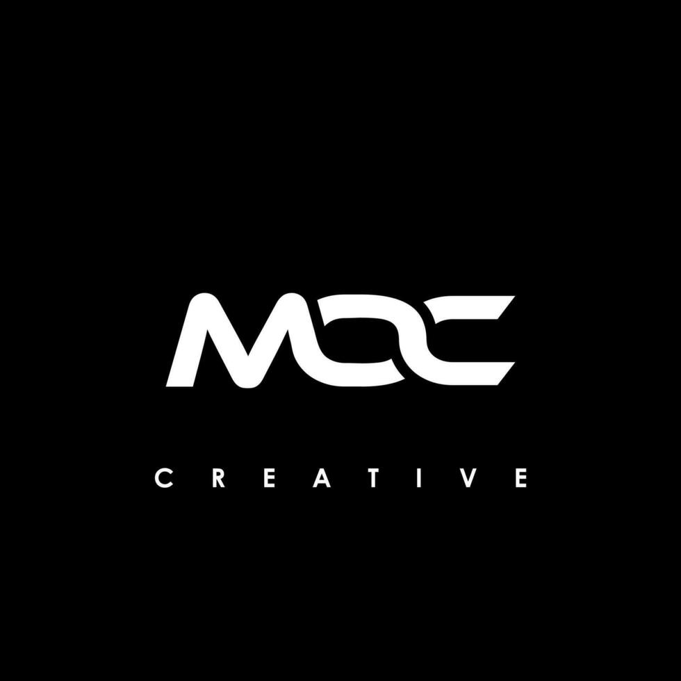 MOC  Letter Initial Logo Design Template Vector Illustration