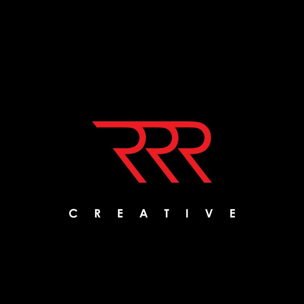 RRR  Letter Initial Logo Design Template Vector Illustration