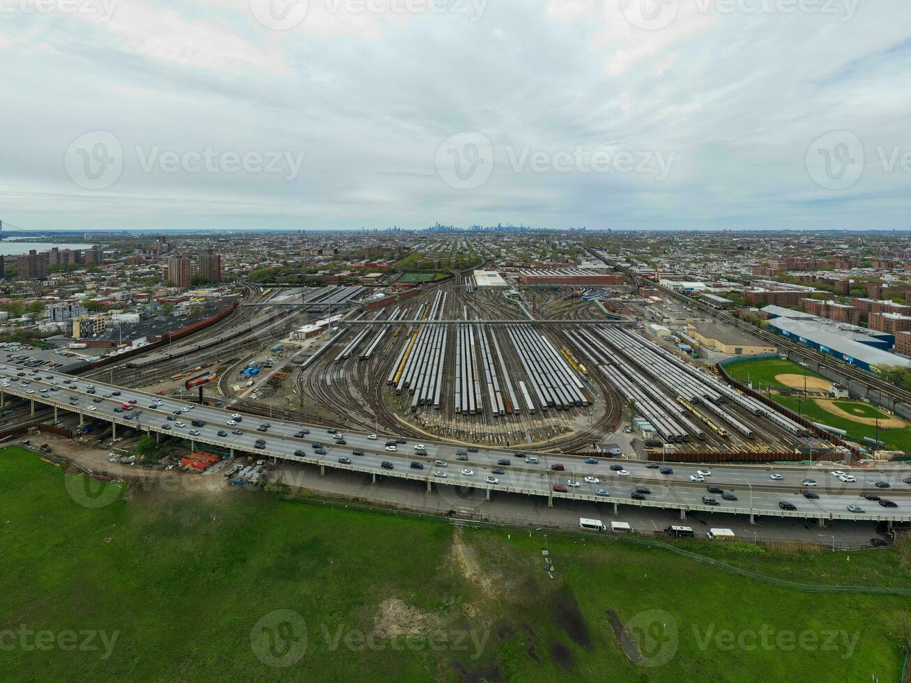 Coney Island Trainyard - Brooklyn, New York photo