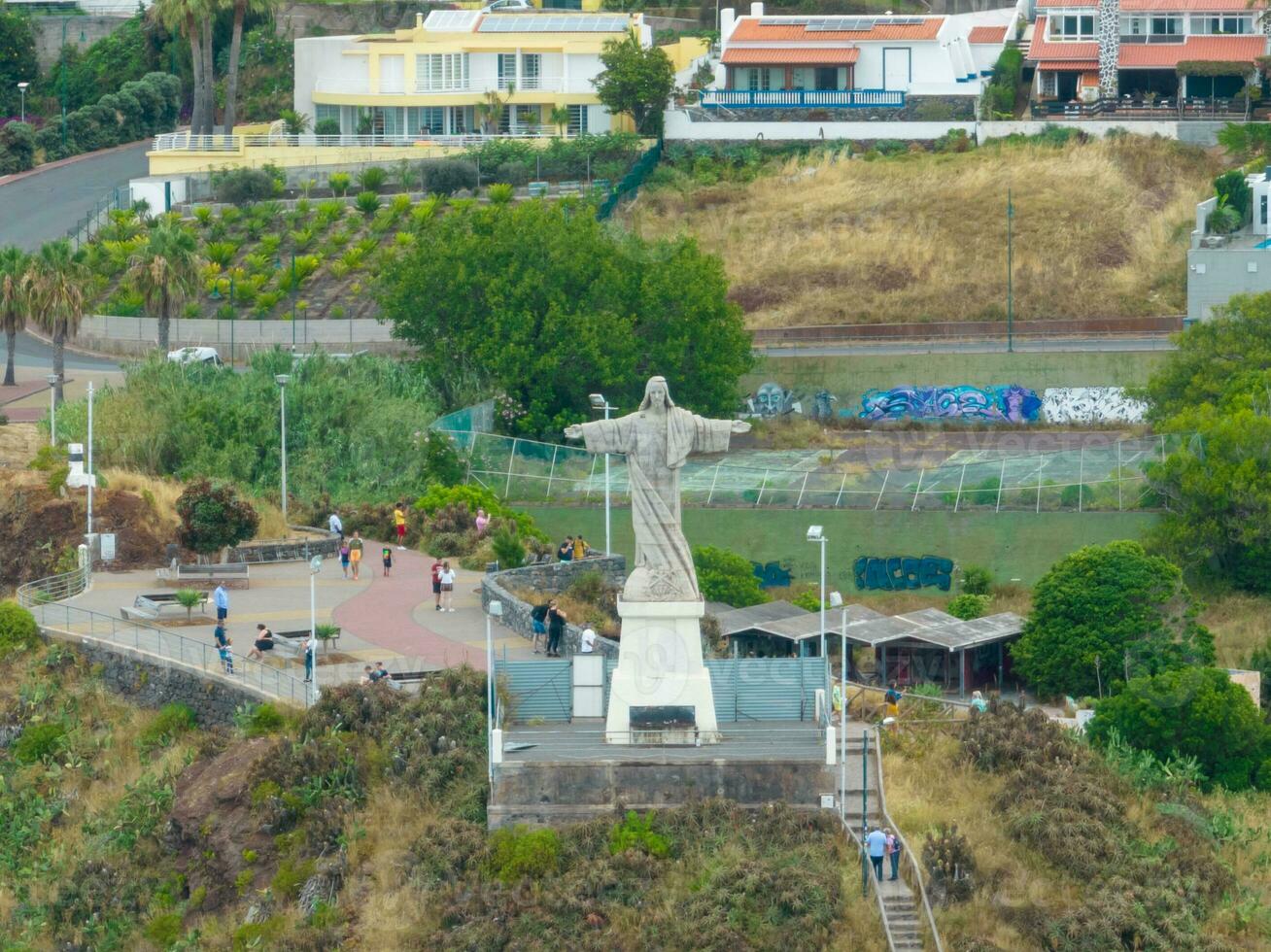 Jesus Christ Statue of Christ the King - Madeira, Portugal photo