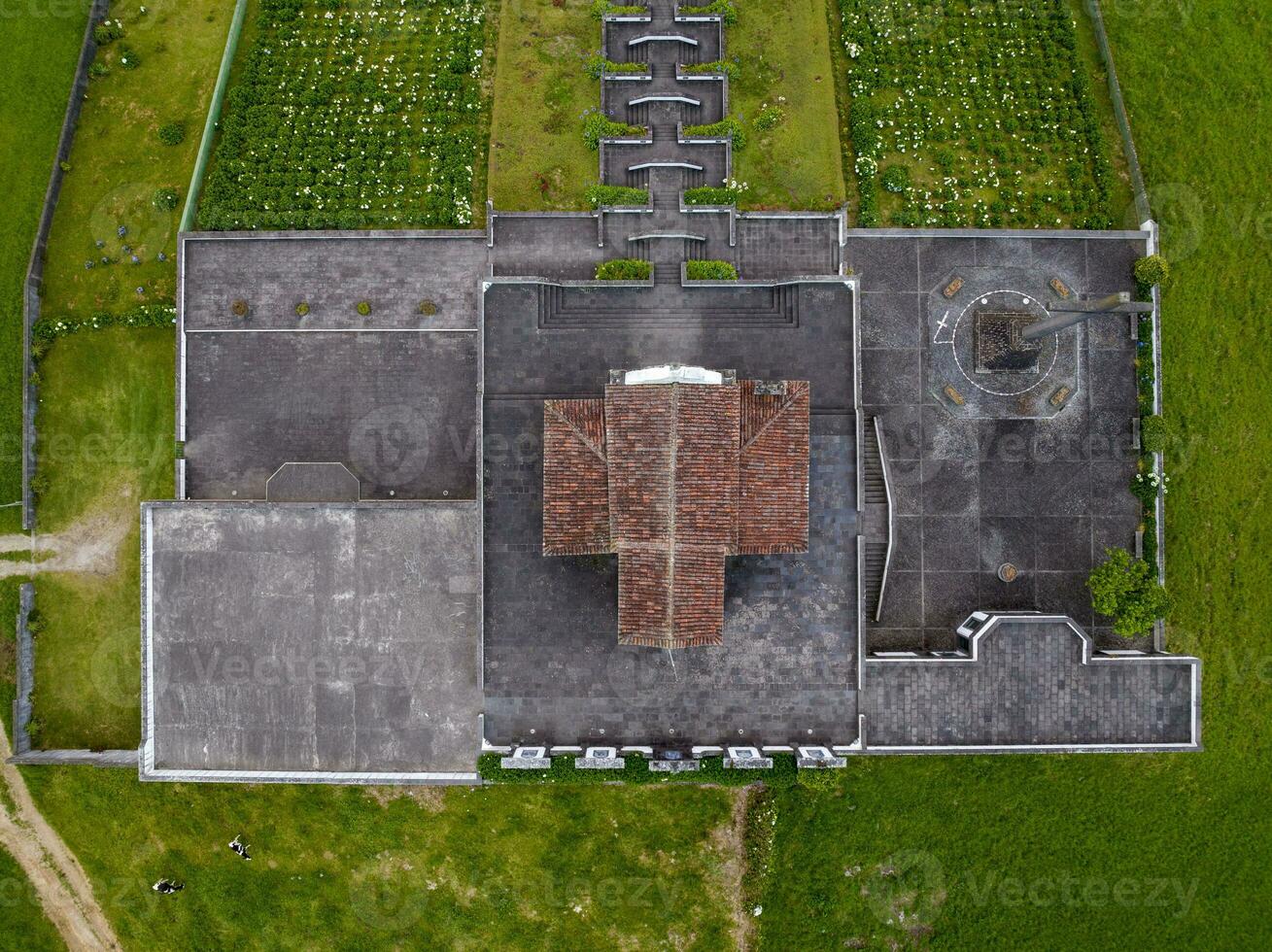 nuestra dama de paz capilla - sao miguel isla, Portugal foto