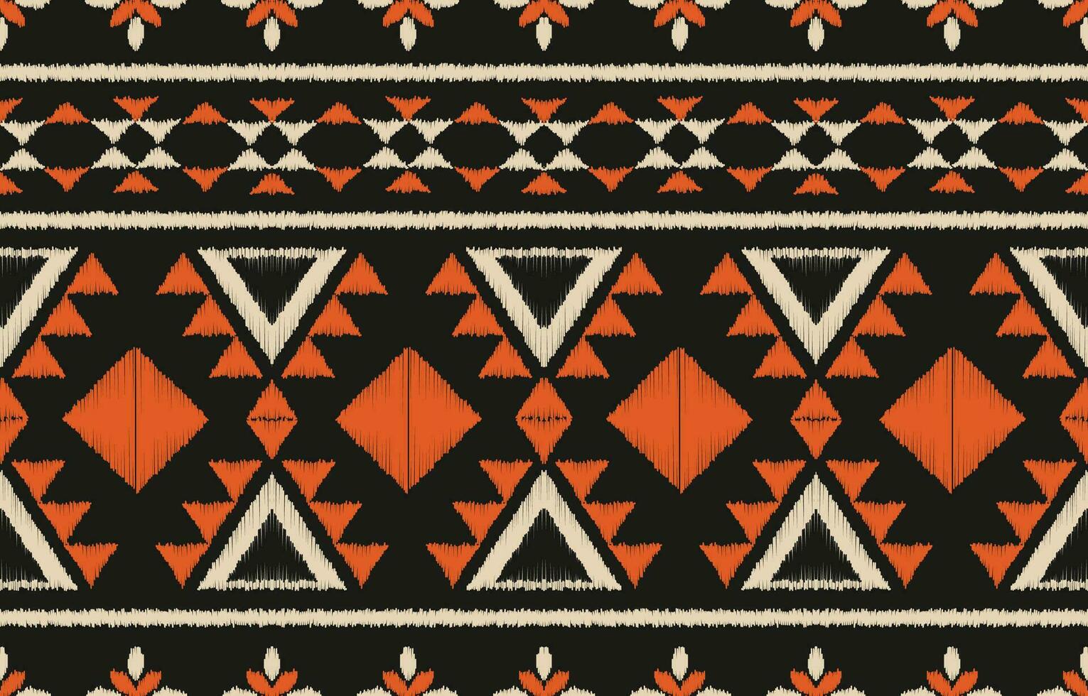 étnico resumen ikat Arte. azteca ornamento impresión. geométrico étnico modelo sin costura color oriental. diseño para antecedentes ,cortina, alfombra, fondo de pantalla, ropa, envase, batik, vector ilustración.