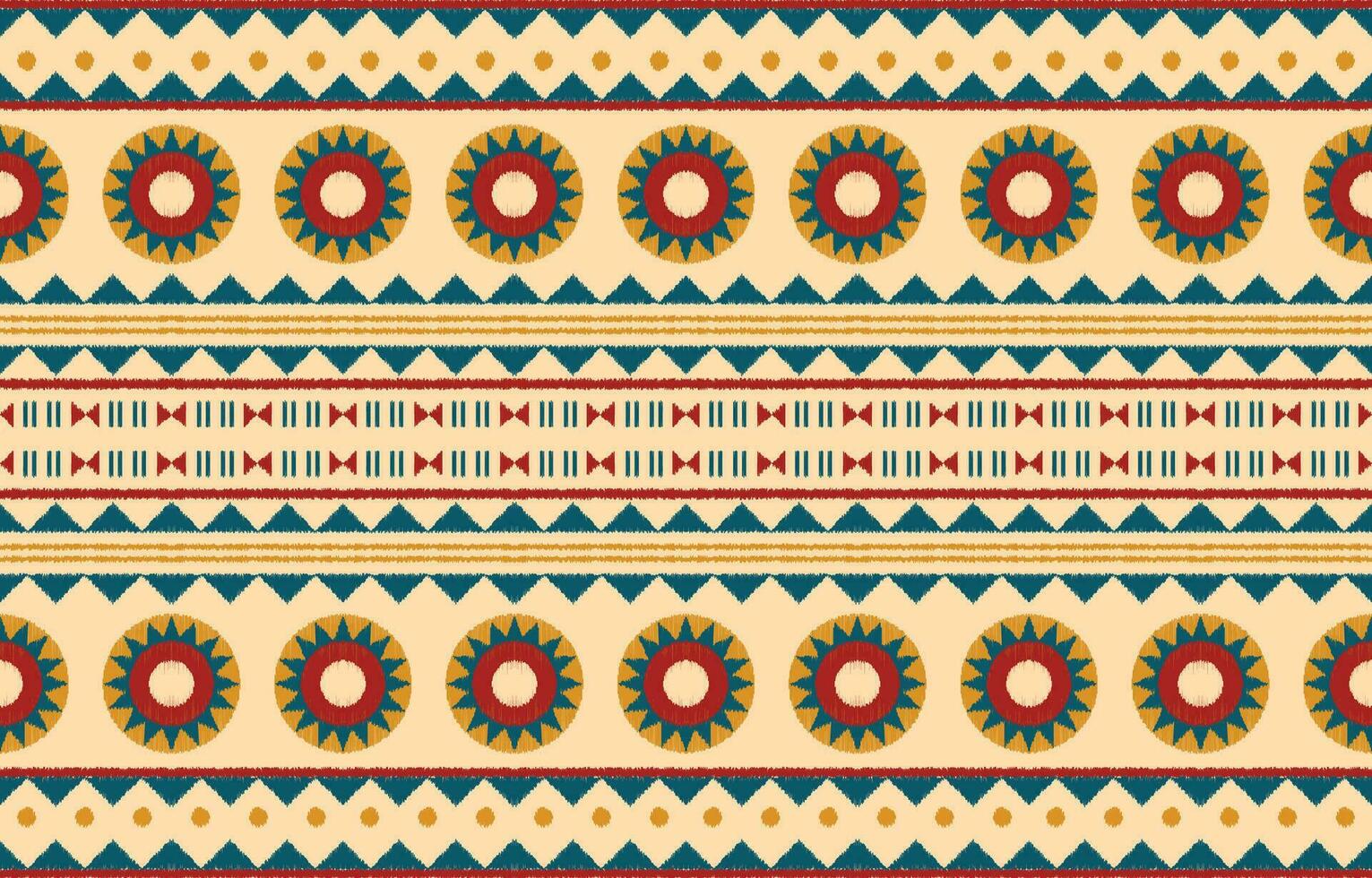 Ethnic abstract ikat art. Aztec ornament print. geometric ethnic pattern seamless  color oriental.  Design for background ,curtain, carpet, wallpaper, clothing, wrapping, Batik, vector illustration.