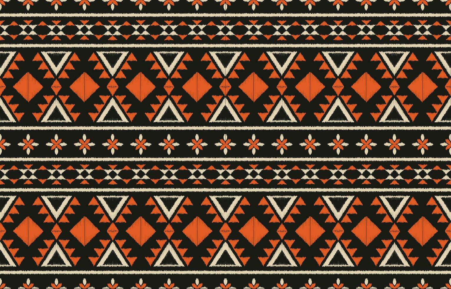 Ethnic abstract ikat art. Aztec ornament print. geometric ethnic pattern seamless  color oriental.  Design for background ,curtain, carpet, wallpaper, clothing, wrapping, Batik, vector illustration.