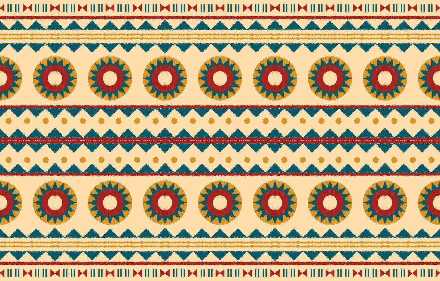 Ethnic abstract ikat art. Aztec ornament print. geometric ethnic pattern seamless  color oriental.  Design for background ,curtain, carpet, wallpaper, clothing, wrapping, Batik, vector illustration.