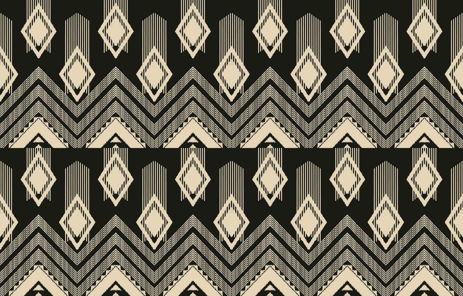 Ethnic abstract ikat art. Aztec ornament print. geometric ethnic pattern seamless  color oriental.  Design for background ,curtain, carpet, wallpaper, clothing, wrapping, Batik, vector illustration.