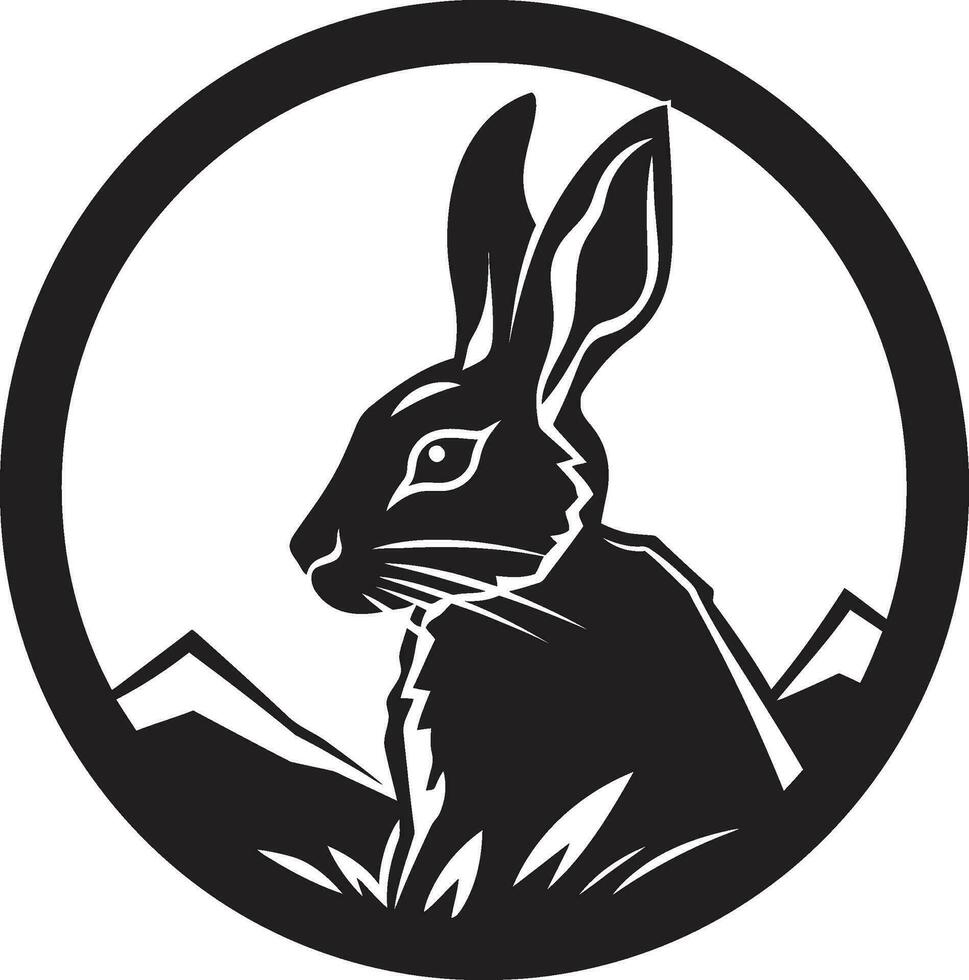 Black Hare Vector Logo A Bold and Striking Logo for Your Brand Black Hare Vector Logo A Modern and Sophisticated Logo for Your Business