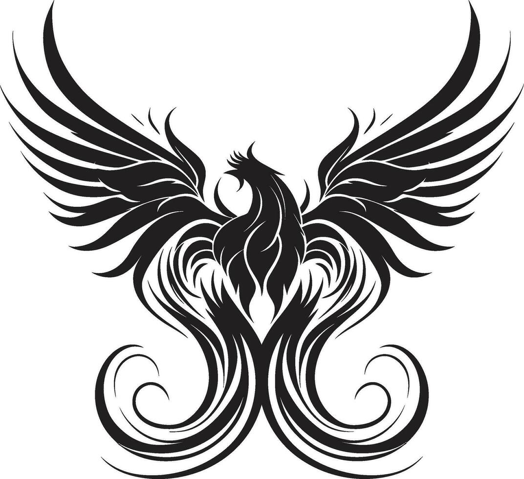 Cosmic Firebird Mark Phoenixs Celestial Wings vector