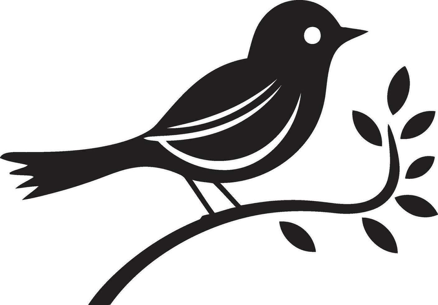 Sparrow Serenity Falcon in Flight Badge vector