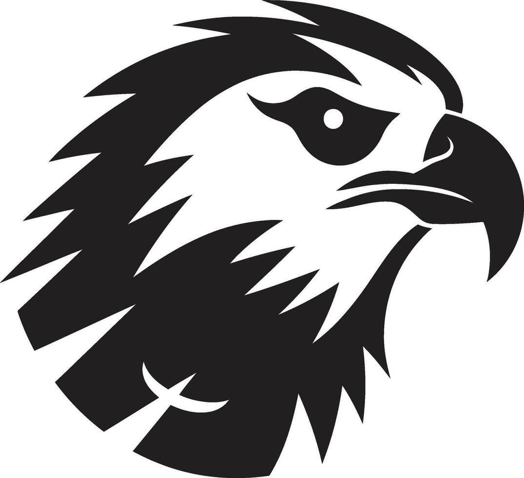 negro vector depredador halcón un logo ese será ayuda usted construir un fuerte legado depredador halcón un negro vector logo para esos quien querer a hacer un diferencia