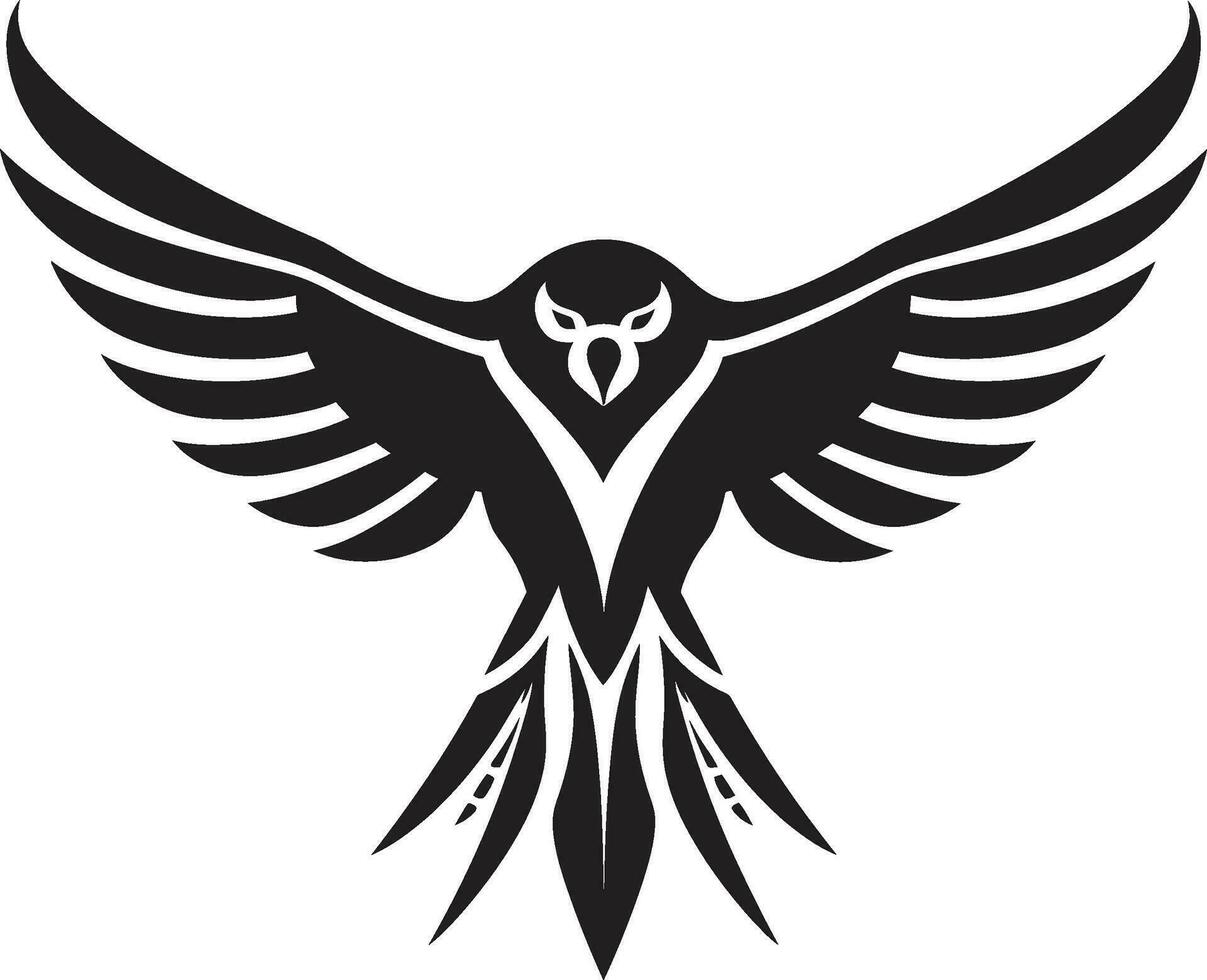 Swift Soarer Vector Art Kestrels Vigilance Minimalistic Charm