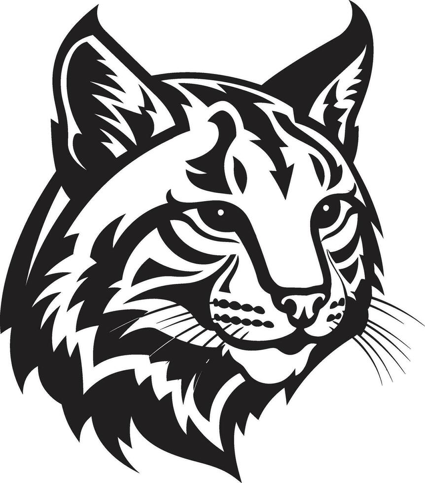 Bobcat Vector A Fierce and Beautiful Wild Cat Vector Dog Illustration