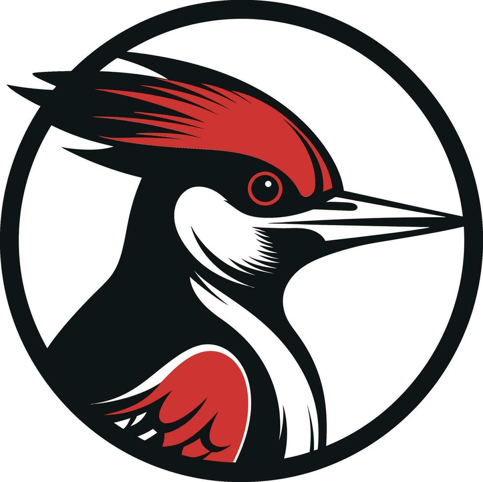 Woodpecker Logo Design Vector Woodpecker Logo Design Black