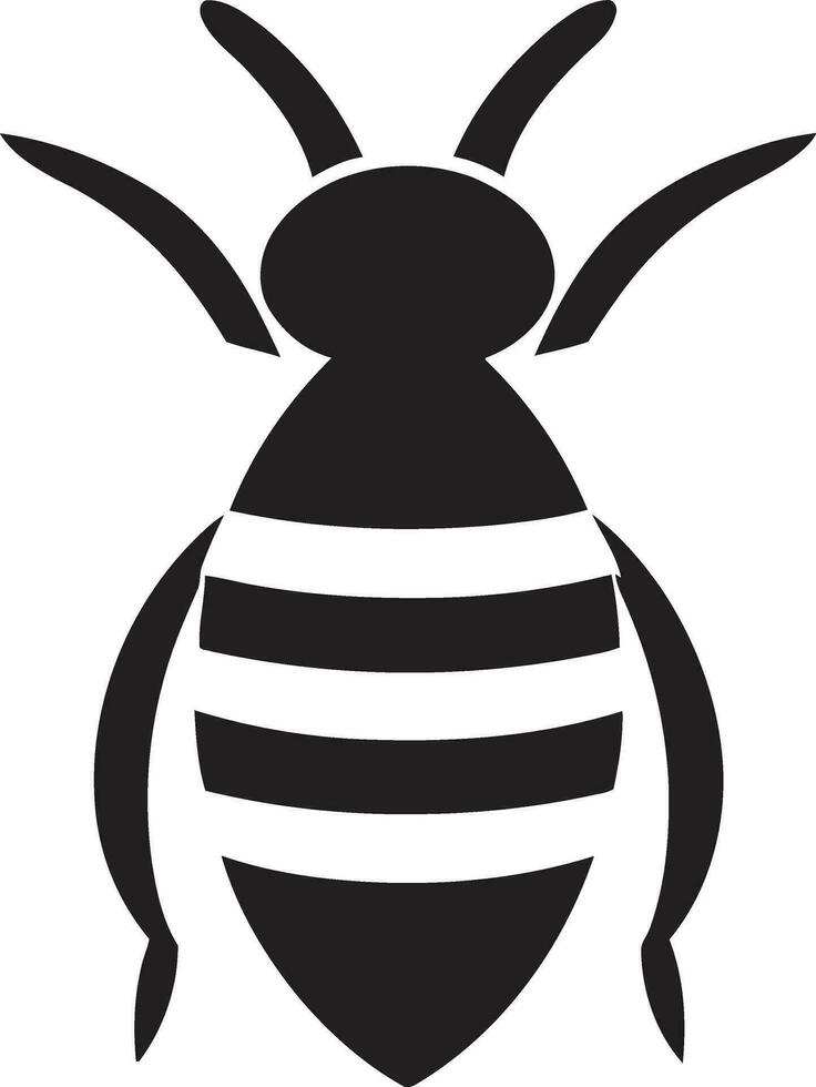 Buzzing Beehive Emblem Industrious Monarch Seal vector