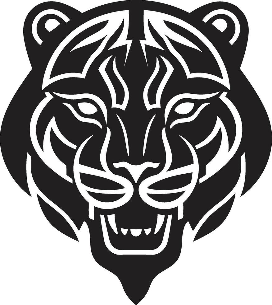 vago lugares resumen jaguar diseño nocturno cazador misterioso jaguar identidad vector